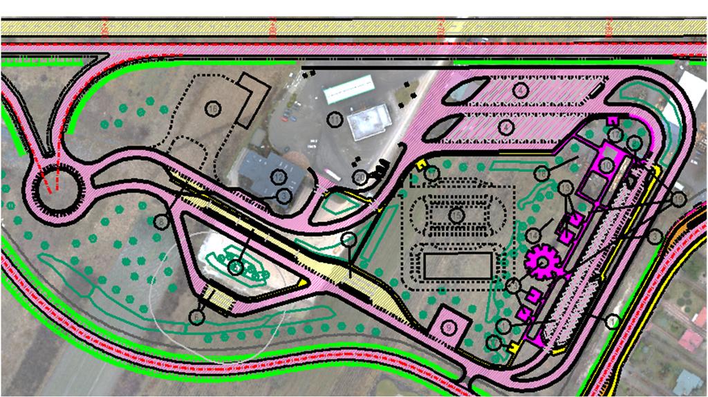 KONTRAKT: Zaprojektowanie i budowa drogi ekspresowej S17 Warszawa (w. Zakręt) Garwolin PLAN SYTUACYJNY MOP KAT. II (DOCELOWO KAT. III) LIPÓWKI GM.