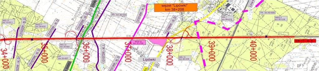 Warszawa Włączenie w istniejącą obwodnicę Garwolina