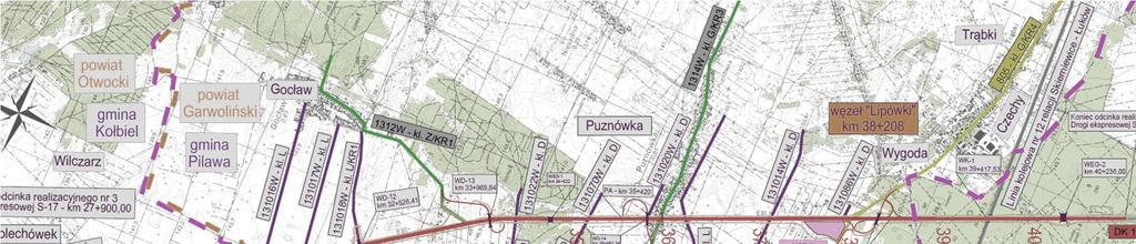 PRZEBUDOWA URZĄDZEŃ MELIORACYJNYCH ROWY MELIORACYJNE KONTRAKT: Zaprojektowanie i budowa drogi ekspresowej S17