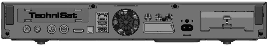 Przód urządzenia Włącz/Standby Klawisze strzałek Wyświetlacz Złącze USB Złacz modułów CI OK Czytnik kart Smart Czytnik kart SD- /MMC Czytnik modułów CI/CI+: > Postępuj zgodnie z