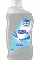 E301300 1l - 10l EUROL DEMI WATER PŁYN AKUMULATOROWY Demi water jest wodą demineralizowaną z której usunięto wszelkie sole i inne zanieczyszczenia.