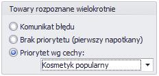 Rysunek 46 Użytkwnik pwinien wybrać jedną z pcji: Wyświetl kmunikat błędu twar nie będzie ddany, zamówienie klienta nie zstanie wczytane, natmiast wyświetli się kmunikat błędu; Ddaj jak usługę twar