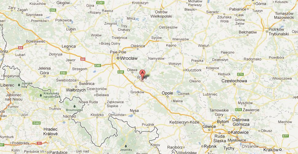 MIASTO BRZEG Brzeg - miasto i gmina w województwie opolskim, siedziba powiatu brzeskiego, położone nad Odrą, ok. 60 km na południowy wschód od Wrocławia. Liczy ok. 37 tys.