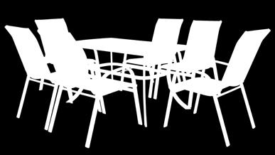 cm, 8 żeber, składany Obciążenie: Krzesła 120 kg 1 449 zł Połączony zestaw sześciu