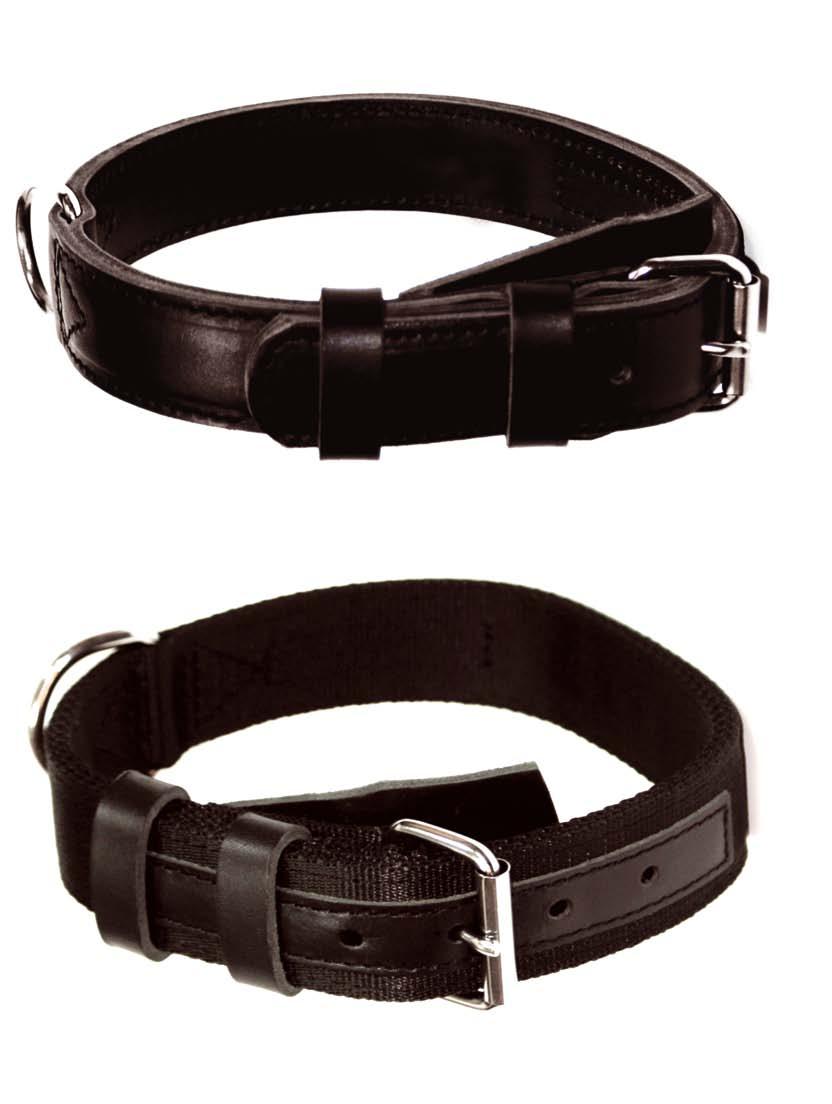 obroże collars CYWIL S04040 S04041 S04042 40-48 cm 48-56 cm 56-64 cm Tradycyjna, standardowa obroża służąca przede wszystkim do prowadzenia psa. Nadaje się zarówno na spacer, patrol jak i również np.