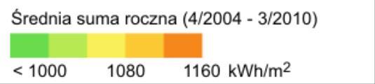 nasłonecznienia w Polsce to