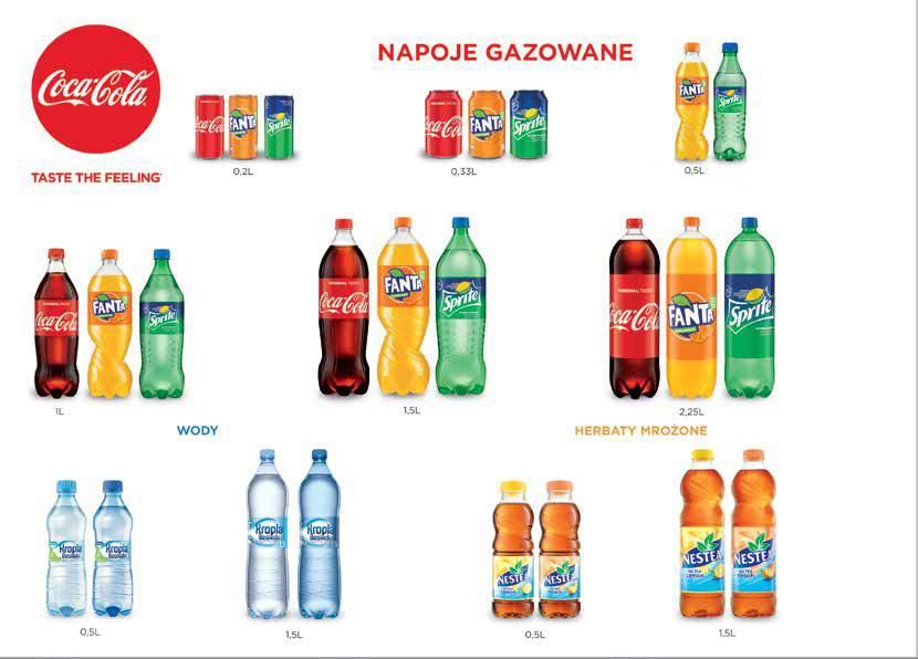 1 09 Napój Frugo czarne zielone pomarańczowe czerwone 250 ml 15 szt./opak.