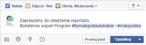 PROMOCJA PROGRAMU NA