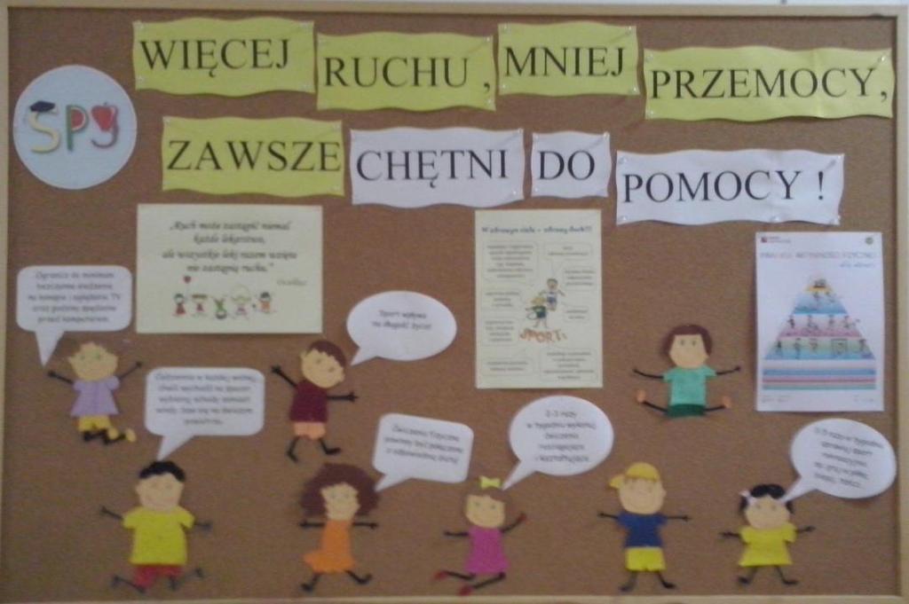 Jego nadrzędnym celem było utwierdzanie uczniów i ich rodziców w przekonaniu, że dobra zabawa, ruch, sport są tak samo ważne, jak zdobywanie wiedzy, a pomaganie daje naprawdę dużo radości.