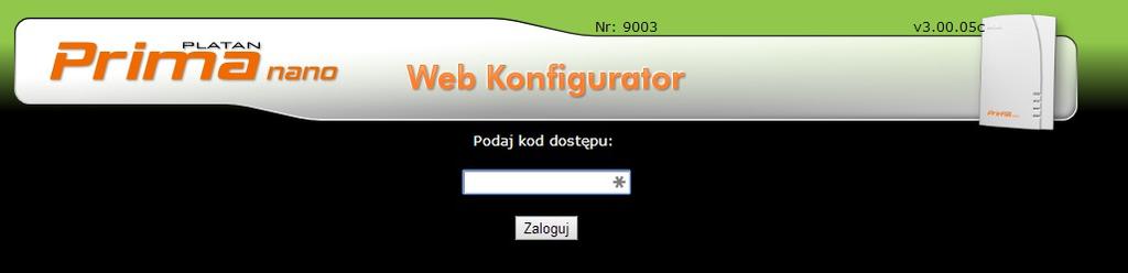 Jeżeli sieć LAN jest niedostępna, istnieje możliwość podłączenia centralki do karty sieciowej komputera.