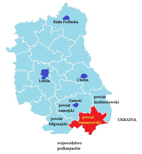 CZĘŚĆ DIAGNOSTYCZNA I. Analiza stanu obecnego gminy Tomaszów Lubelski 1. Uwarunkowania ogólne Gmina Tomaszów Lubelski jest gminą wiejską, wchodzącą w skład powiatu tomaszowskiego.