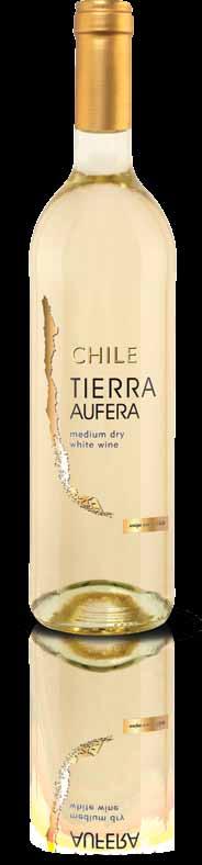 CHILE Rey De Los Andes Reserve / VEO / Tierra Aufera [6] [B] [6] Tierra Aufera Sauvignon Blanc [7] pół Białe, pół, dobrze zbalansowane wino powstałe z gron szczepu Sauvignon Blanc.