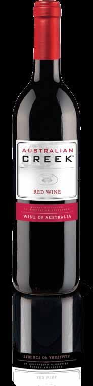AUSTRALIA Quay Landing / Australian Creek [1] [B] [1] Australian Creek pół Niezwykle rześkie białe pół wino, powstałe ze specjalnie selekcjonowanych gron wzrosłych w australijskich winnicach.