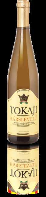 Doskonałe do czerwonych mięs i potraw z grilla. Temperatura podawania 14-16 C. [4] [B] [4] Tokaji Harslevelu PÓŁSŁODKIE Półsłodkie wino pochodzące ze szczepu Harslevelu zwanego liściem lipy.