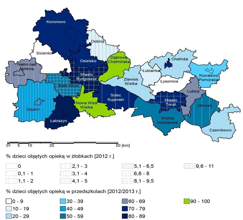 zależy od aktywności gmin w procesie ubiegania się o środki przeznaczone na realizację celów związanych z zapewnieniem opieki nad dziećmi do 3 roku życia.