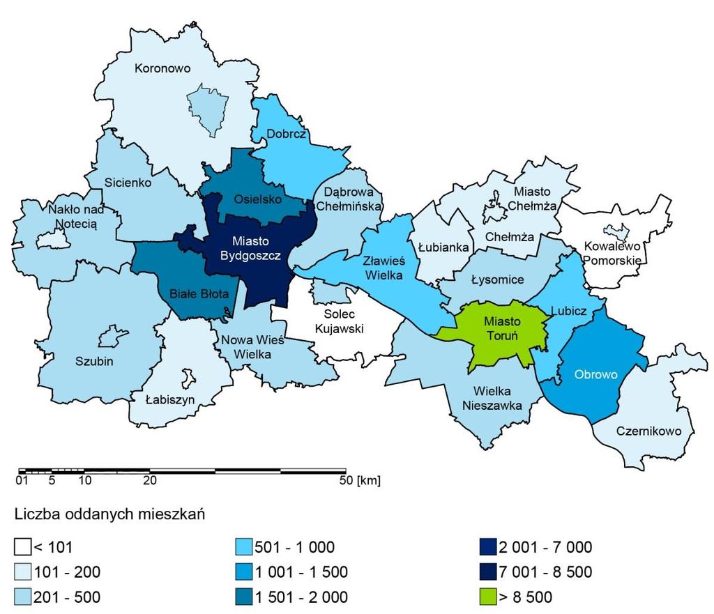 Łabiszyn - obszar wiejski 33 185 4869 147,5 33 185 4869 147,5 Łubianka 42 242 6225 148,2 42 242 6225 148,2 Łysomice 44 263 6534 148,5 44 263 6534 148,5 Nakło nad Notecią - miasto Nakło nad Notecią -