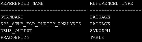 Wywołanie procedur i funkcji Wywołania procedur mogą następować tylko w blokach PLSQL Wywołania funkcji mogą następować zarówno w blokach PLSQL jak i poleceniach SQL SELECT PODATEK(id_prac) FROM