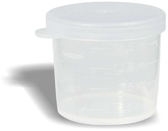 (pasuje do nakrętek PN*28) Measuring cup 30ml with graduation 10, 20, 30ml (fits to screwcaps PN*28) PD*K30,0(1-10,15,20)