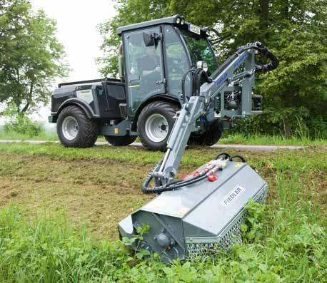 1 2 3 4 5 6 1 Kosiarka z dużym zbiornikiem Najbardziej wydajna kosiarka (1,90 m szerokości roboczej) z systemem