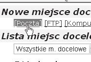 * Istnieje możliwość zapisania wielu adresów e-mail jako jednej grupy (do 00).