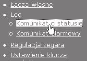 FUNKCJE DRUKARKI Konfigurowanie ustawień wiadomości o stanie Funkcja wysyłania wiadomości z informacjami o stanie służy do wysyłania informacji, takich jak liczba kopii, liczba wydruków i suma zadań