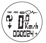 Całkowity dystans (ODOMETER) Kalorie, tłuszcz i BMI (CALORIE) Tętno (HRM) Funkcja skanowania (SCAN) Uwaga: Jeśli w trybie rowerowym żaden przycisk nie zostanie wciśnięty przez okres ok.