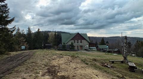 zobaczymy piękną panoramę na Czantorię i pasmo Soszowa, jeśli zleliśmy się w tym