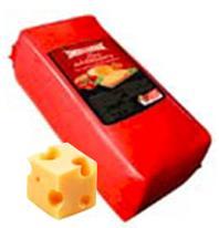 DELIKATESOWY CAMELOT Producent: marka własna DC Typ sera: Szwajcarsko-holenderski Opis: delikatny lekko słodki smak, dziury wielkości czereśni, sprężysta struktura sera, idealny do