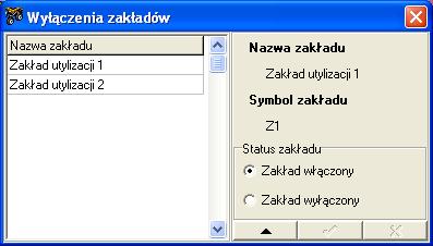 SWZT (System Weryfikacji Zleceń Transportowych) 159 Formularz ten zawiera listę wszystkich wprowadzonych do systemu przedsiębiorstw oraz aktualny stan każdego z nich.