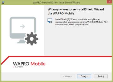 Instalator programów WAPRO ERP Aplikacja