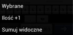 Funkcja Skanuj kod umożliwia wyszukanie artykułu po dowolnym, skojarzonym kodzie kreskowym.