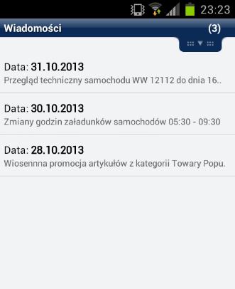 6.7.14. Wiadomości Moduł wiadomości umożliwia na przesyłanie krótkich informacji administracyjnych do użytkowników.