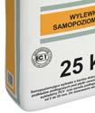 Przeznaczona do nakładania warstwą od 2 do 30 mm. Do stosowania wewnątrz i na zewnątrz budynków. Zużycie: ok. 1,6 kg/m²/1 mm grubości warstwy.