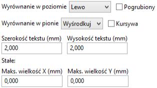 Pl_Editor 13 / 25 Ograniczenie pola dla tekstu można też zastosować