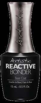 Artistic Colour Revolution REACTIVE BONDER + LACQUER + REACTIVE GLOSS Kolorystyczna rewolucja, lakiery o przedłużonej trwałości trwały, intensywny blask trwający ponad tydzień!