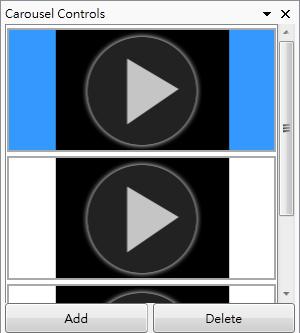 Można przeciągnąć ustawienia plików wideo w dowolne miejsce szablonu.