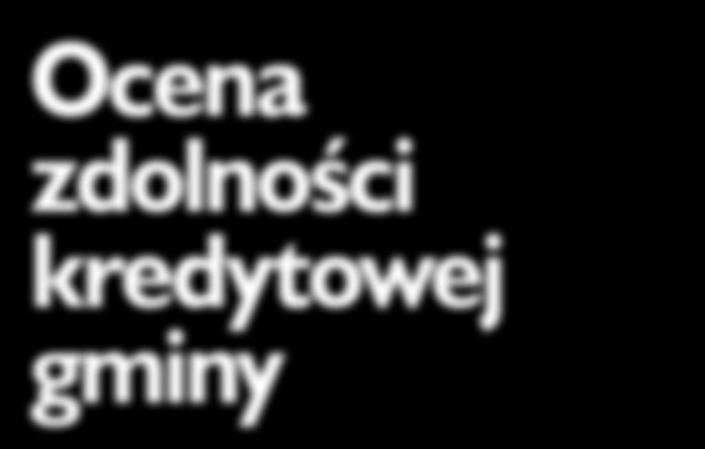 z samorządem terytorialnym. Poza tym pozycja ta oferuje pomoc w postaci propozycji metodologicznej pomiaru i oceny zdolności kredytowej jednostki samorządu terytorialnego w obecnych realiach polskich.