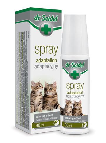 dr Seidel www.dermapharm.com.pl Spray adaptacyjny dr Seidla dla psów Spray adaptacyjny dla psów to nowoczesny, wieloskładnikowy preparat z serii pomocy behawioralnych.