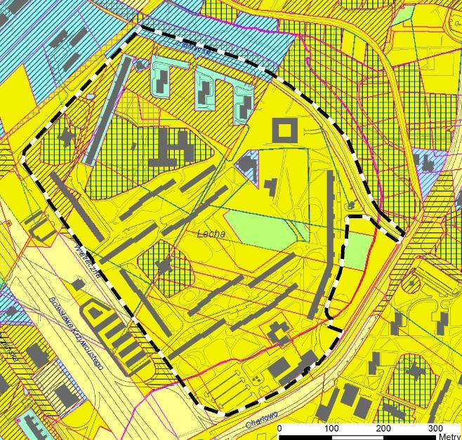 Sytuacja własnościowa GRANICA PLANU MIASTO POZNAŃ / grunty w zarządzie i użytkowaniu MIASTO POZNAŃ /