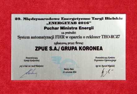 Energetab 2016 Puchar Ministra Energii Za: System