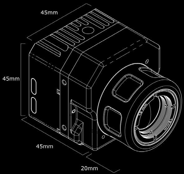 Specyfikacja Ogólne Przetwornik Niechłodzony mikrobolometr VOx Rozdzielczość 640 512 336 256 Konfiguracje obiektywów* 9 mm f/1.