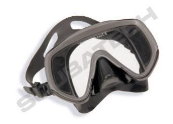 Maska Vision II, czarny silikon, czarna ramka 37013-1 Mask