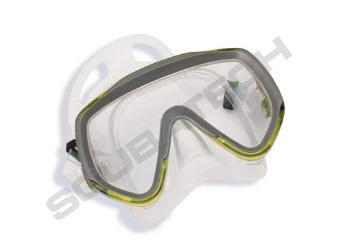 czarny silikon, żółta ramka 37013-2 Mask Vision II, black