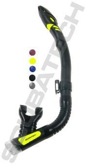 black Rurka SK 09  z freetop czarnożółta 39023-2 Snorkel SK 09