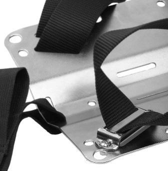 BP & HARNESSES Chinch adapter 35015 Chinch adapter Adapter ze śrubami, do butli mono, aluminiowy, TecLine - 270g