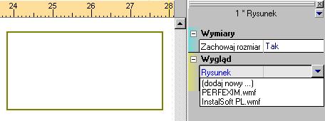 Rzeczywistą odległość dwóch zaznaczonych punktów wpisujemy do pola Odległość [m]. Następnie klikamy przycisk Wyskaluj. Podkład zostaje wyskalowany. 13.