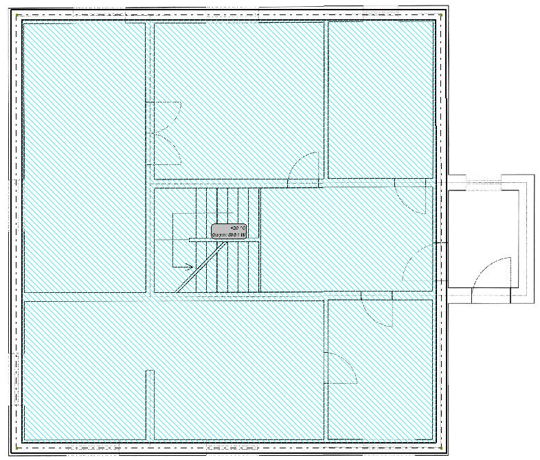 Lekcja 2: Instal-therm 4 HC 3. Aby wstawić kolejną ścianę wciskamy klawisz funkcyjny F3 ( Wstaw ten, co ostatnio ). Program przechodzi do trybu wstawiania elementu.