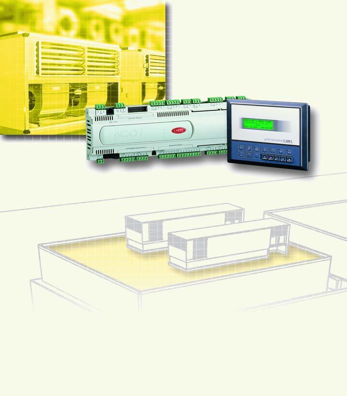 pco -AHU System ten jest wykorzystywany dla sterowania centralami klimatyzacyjnymi.