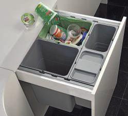 Wyposażenie mebli kuchennych Systemy segregacji śmieci Kosze na śmieciwyposażenie mebli kuchennych Systemy segregacji śmieciplanowanie,