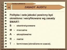 Systemu Zarządzania Jakością, Auditora